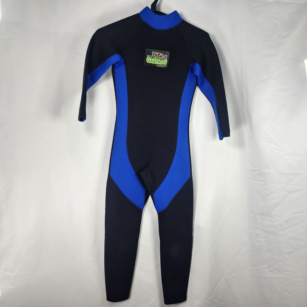 AKONA Cool Frog KIds Wetsuit Youth Medium 7 8‎ Neoprene Back Zip